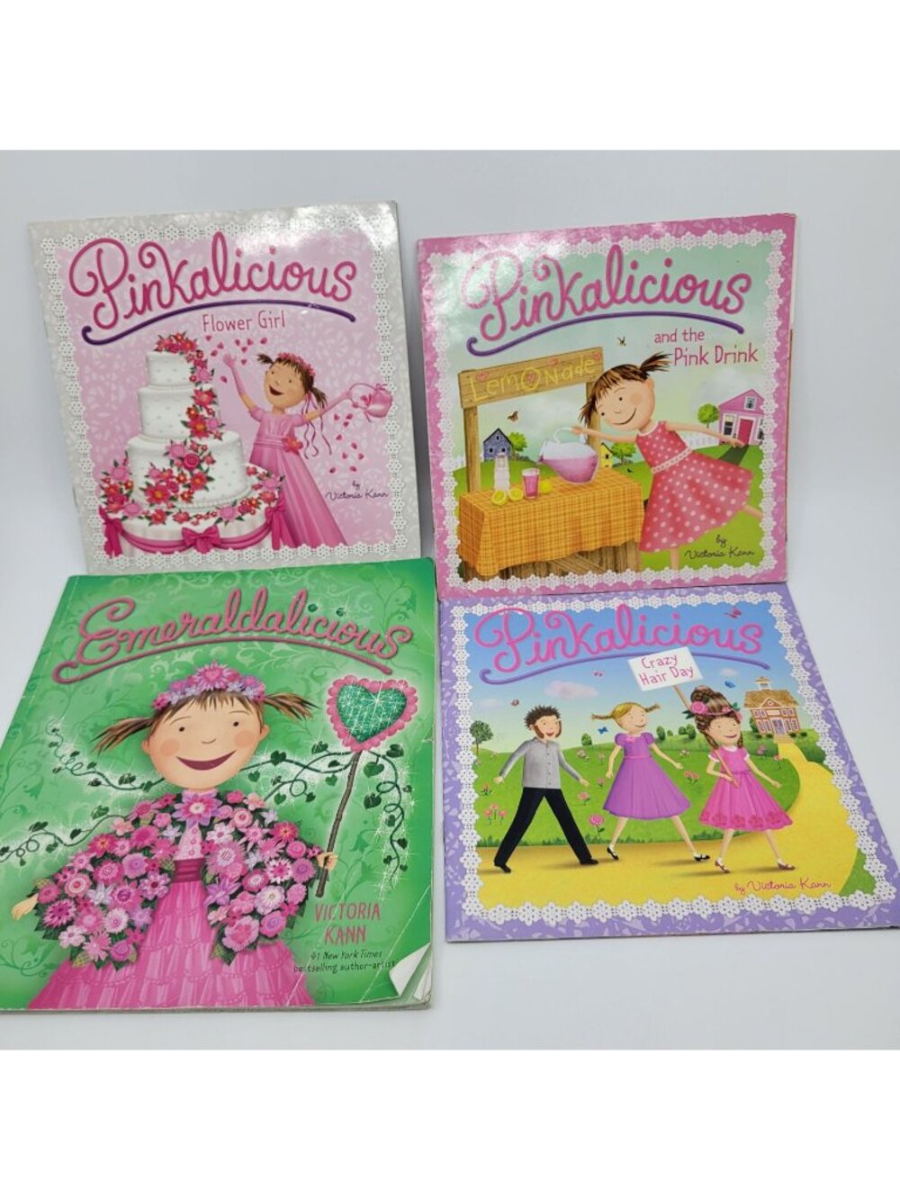 PINKALICIOUS Lot of Children's Story Books by Victoria Kann - BK314